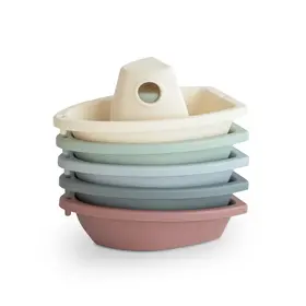Mushie Bath Boats - set of 5