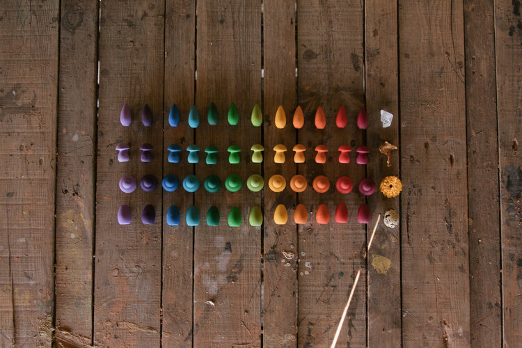 Grapat  Mandala Rainbow Snowflakes