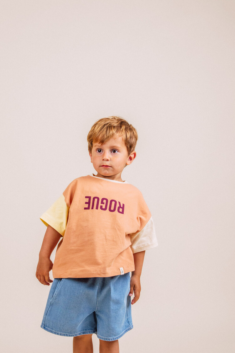 Bonnie & The Gang  Elliot T-shirt - Pale Blush -  Rogue