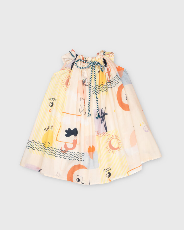 Bonnie & The Gang  Dottie Dress - Sunset