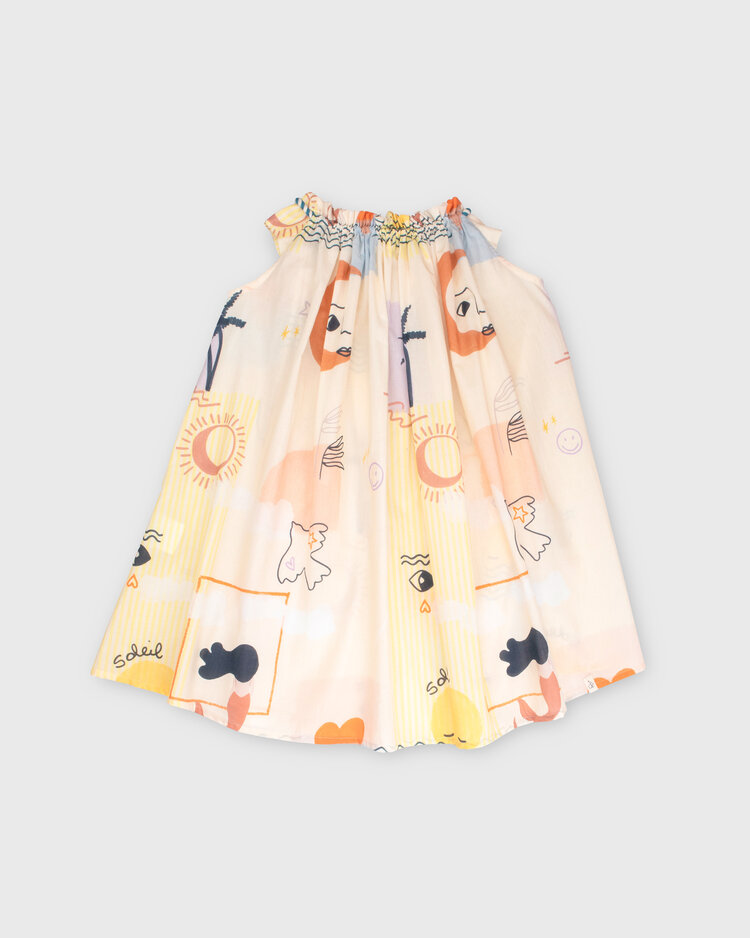 Bonnie & The Gang  Dottie Dress - Sunset