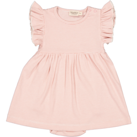 Marmar Copenhagen Dress Ramona Frill - Evening Sun Stripe
