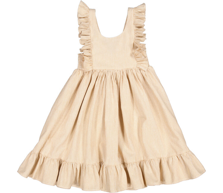 Marmar Copenhagen Dress Danita Frill - Dijon Stripe