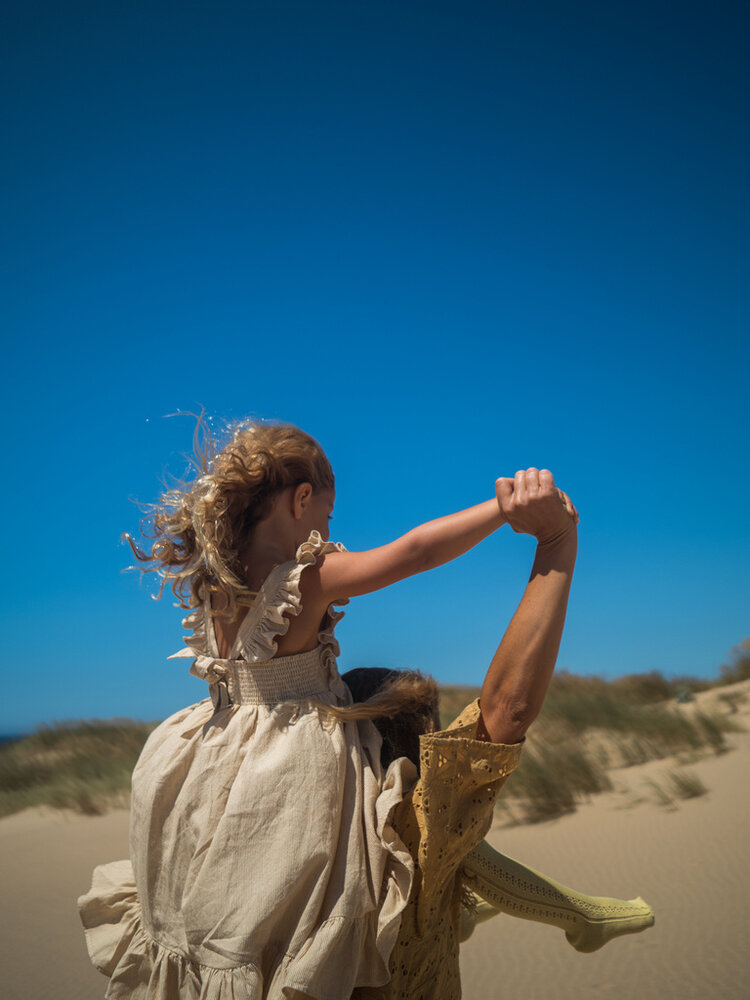 Marmar Copenhagen Dress Danita Frill - Dijon Stripe