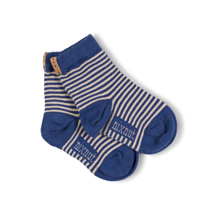 Nixnut Striped socks - Navy