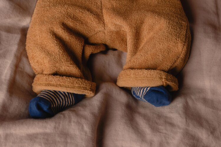 Nixnut Striped socks - Navy