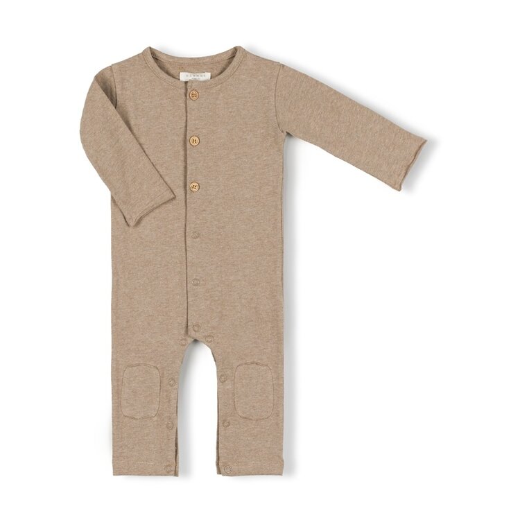 Nixnut Butt Onesie - Pebble