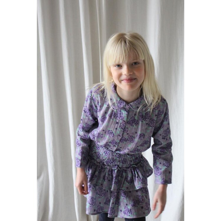 We Are Kids Jupe Leonie Big Flowers Purple