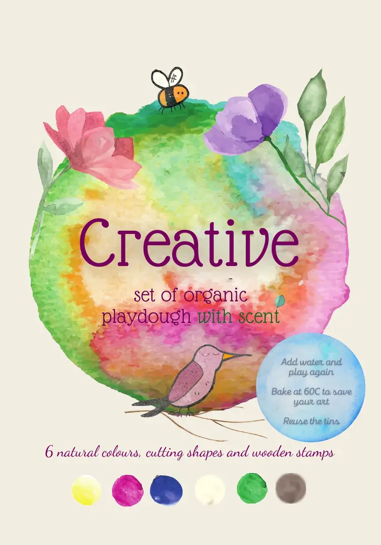 The Wild Hearts Organische speelklei - Creative Set