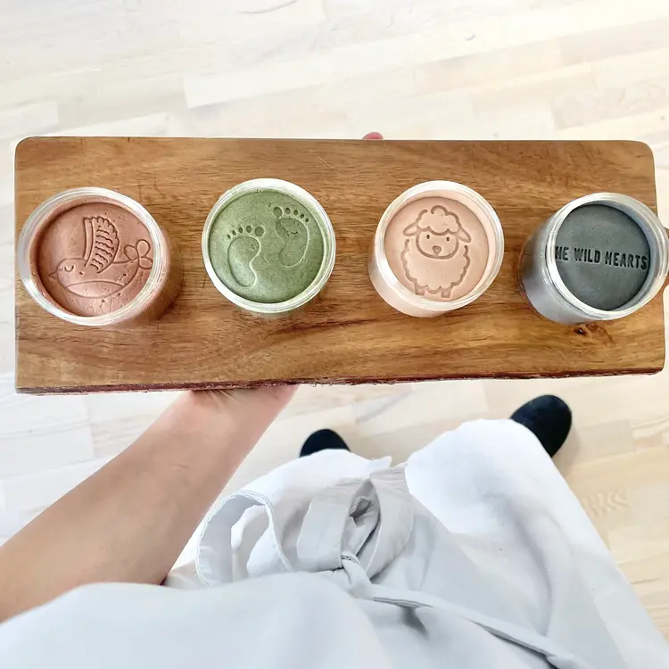 The Wild Hearts Organische speelklei - Earth Set