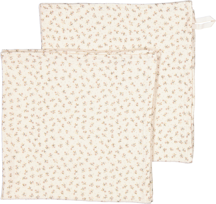 Marmar Copenhagen Ada 2 pack muslin cloths - Petite Fleurs