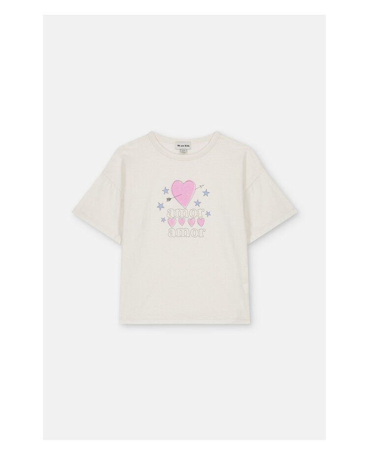 We Are Kids T-shirt Dylan - White Coconut Amor