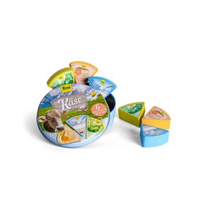 Erzi Cheese wedges in a tin