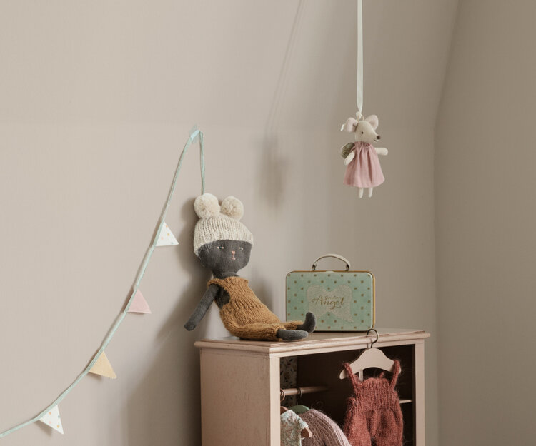 Maileg  Angel mouse in suitcase - Little sister