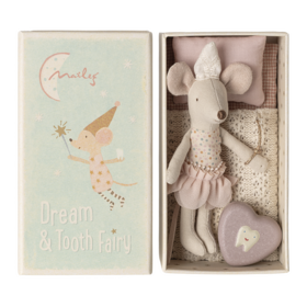 Maileg  Tooth fairy Mouse - Little Sister in Matchbox