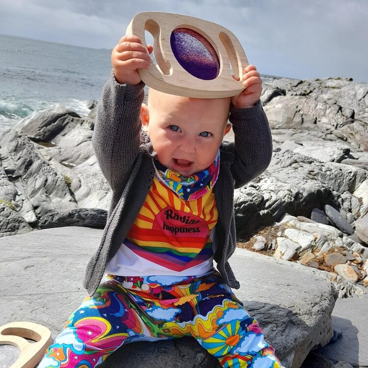 Tickit Easy Hold Purple Glitter panel