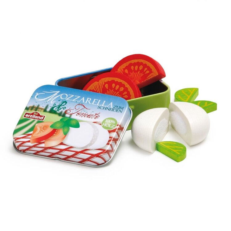 Erzi Mozzarella en tomaat in een blikken doosje