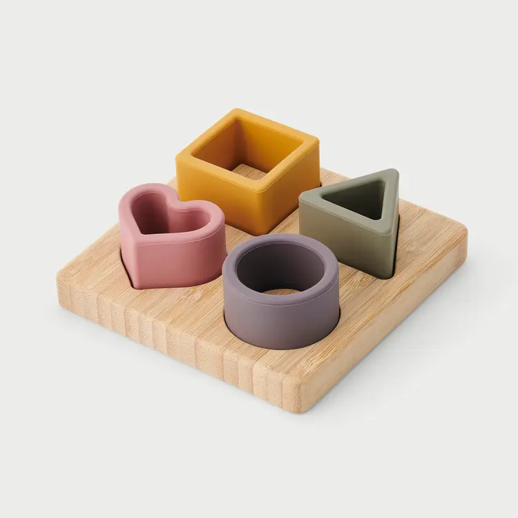 Tickit Silisoft Figuren puzzel - Aardekleuren