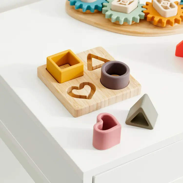 Tickit Silisoft Figuren puzzel - Aardekleuren