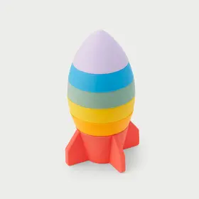 Tickit Silisoft Rocket Stacker - Rainbow