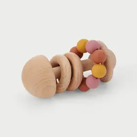 Tickit Silisoft Bead Rattle - Earth