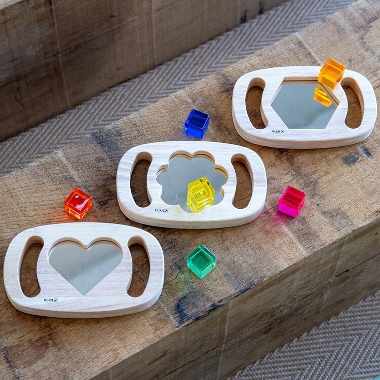 Tickit Gemakkelijk vast te houden vormen spiegelpanelen