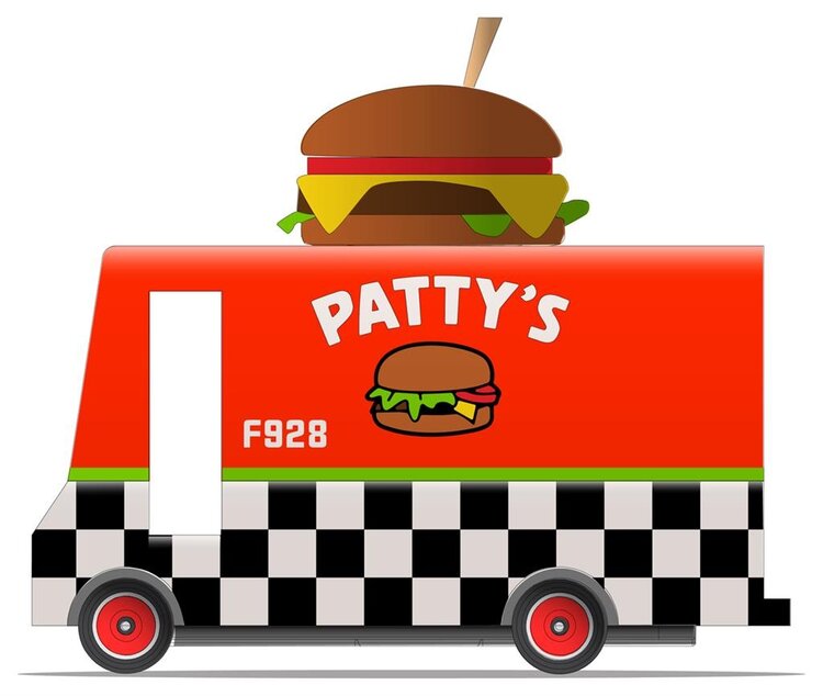 Candylab Candycar Vans : Patt'ys Hamburger Van