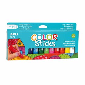 Apli Color Sticks - Verfstiften - set van 12
