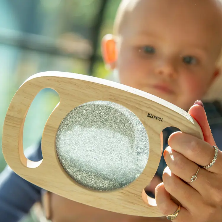 Tickit Gemakkelijk vast te houden paneel - Zilver Glitter