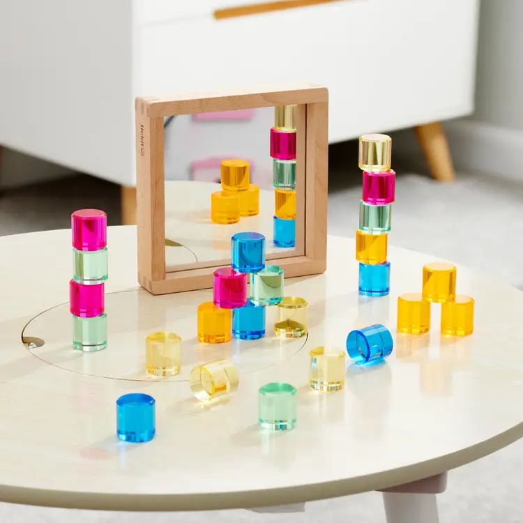 Tickit Gem Circle Mirror Tray - 26 pieces