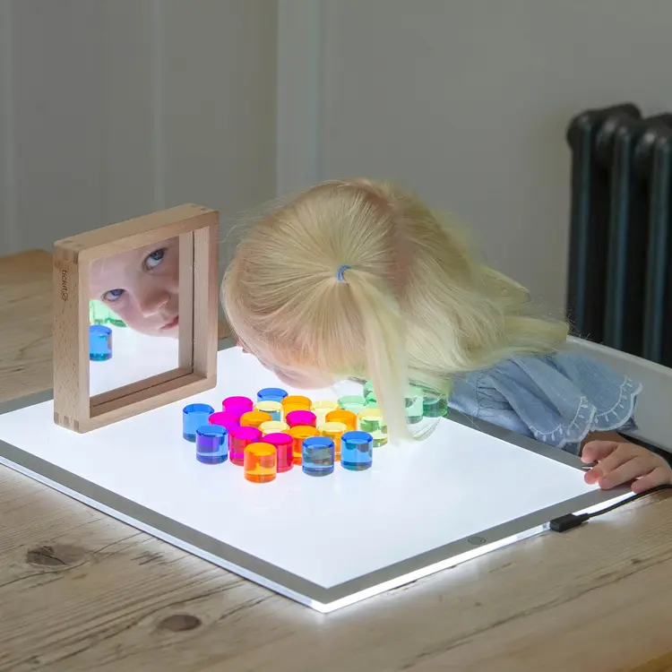 Tickit Gem Circle Mirror Tray - 26 pieces