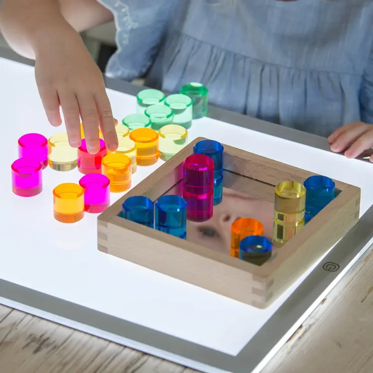 Tickit Gem Circle Mirror Tray - 26 pieces