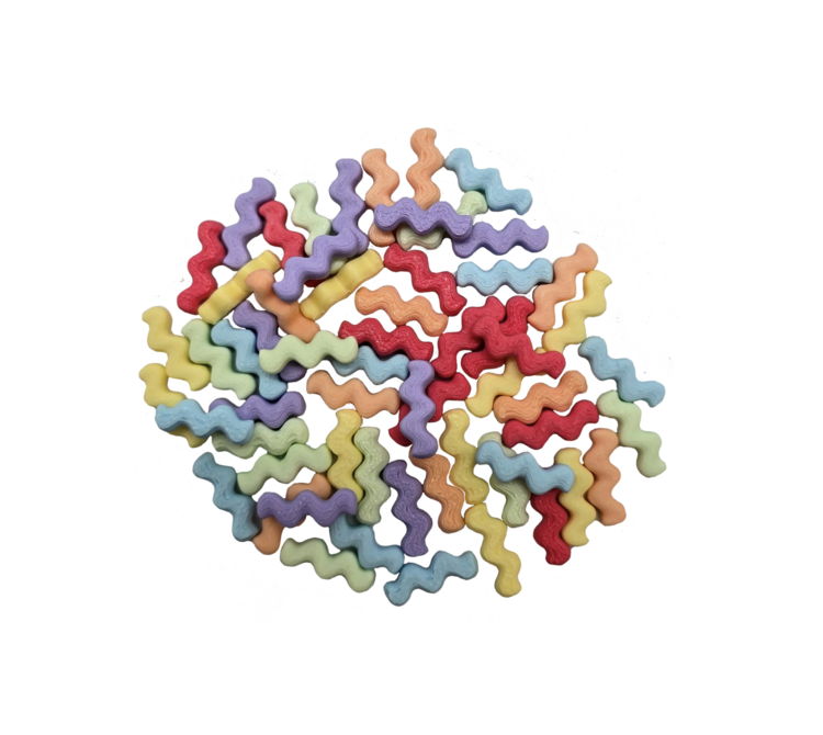 Grennn Mini Waves - 60 stuks - Pastel