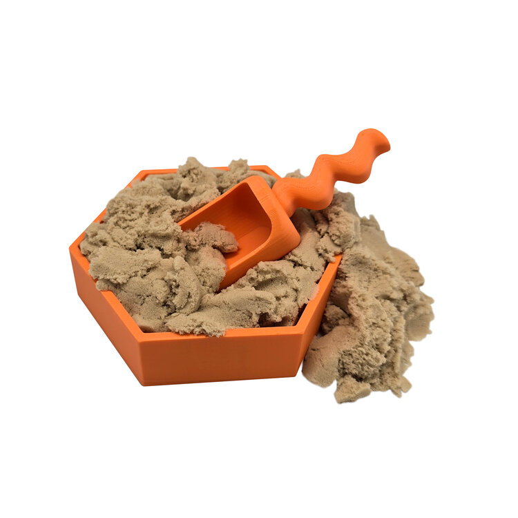 Grennn Speelschepje Mini - Wave - Oranje
