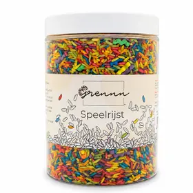 Grennn Speelrijst - Wave regenboogmix - 750 gram