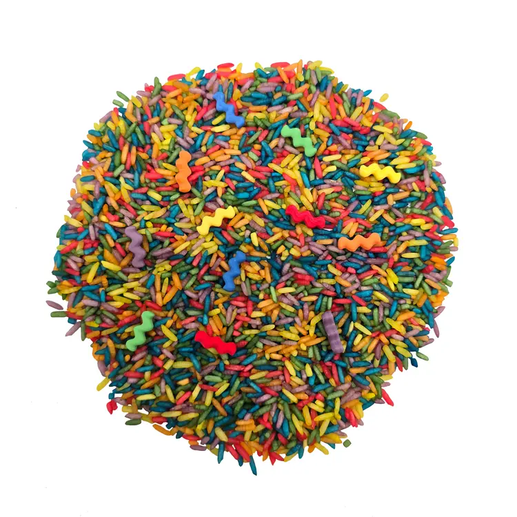 Grennn Speelrijst - Wave regenboogmix - 750 gram