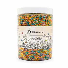 Grennn Speelrijst - Wave Pastel - 750 gram