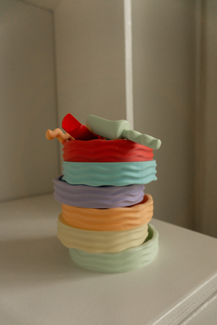 Grennn Wave speelbakjes set - Pastel
