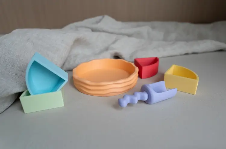 Grennn Kwartcirkelset Pastel