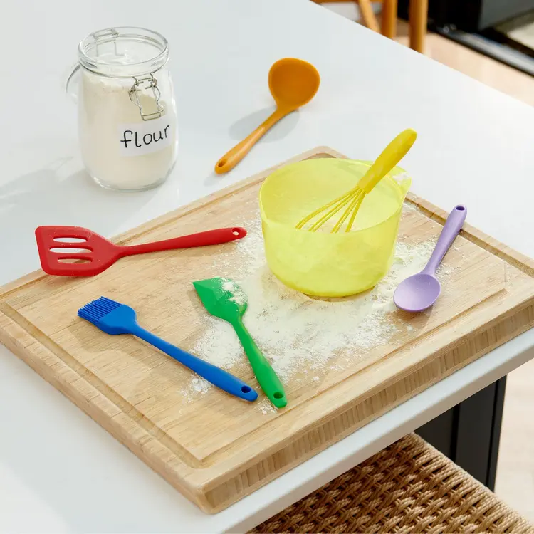 Tickit rainbow silicone Utensils set