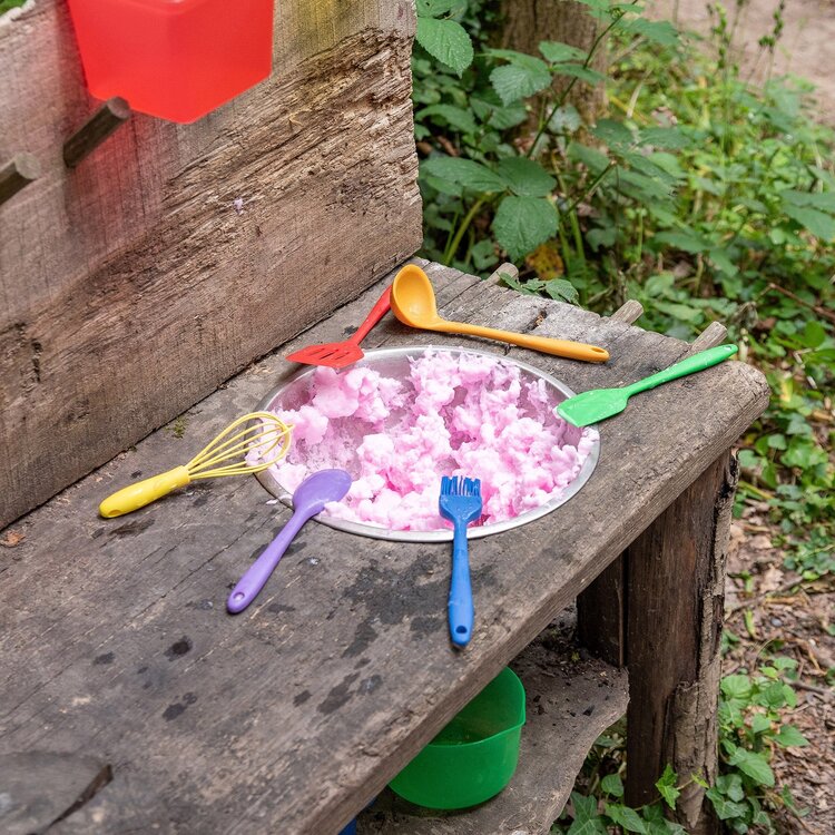 Tickit rainbow silicone Utensils set