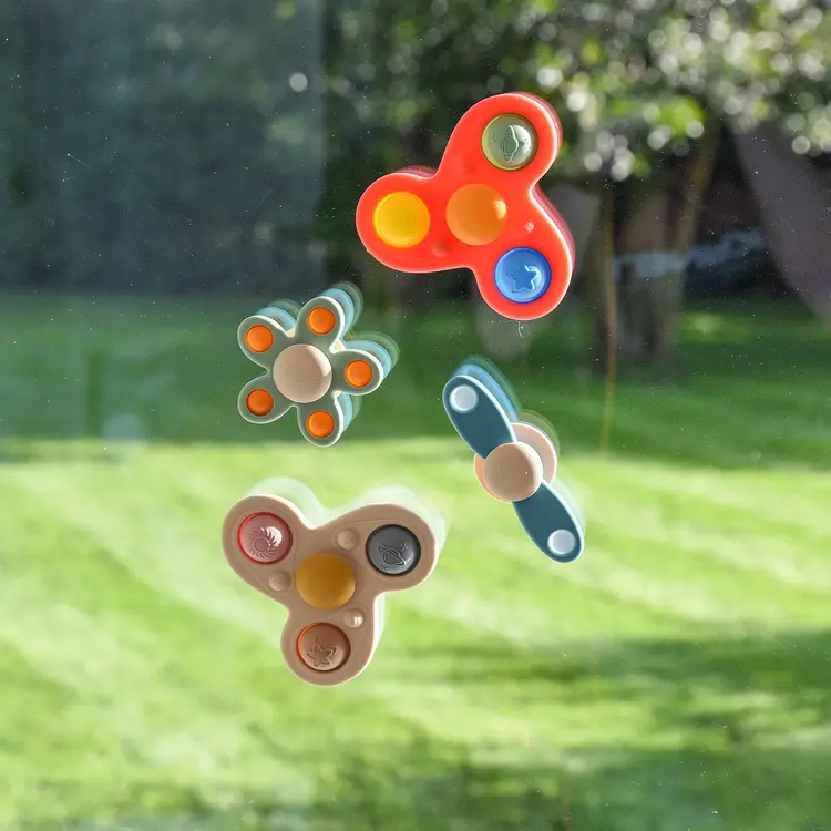 Tickit Silisoft Jumbo Spinner - Earth
