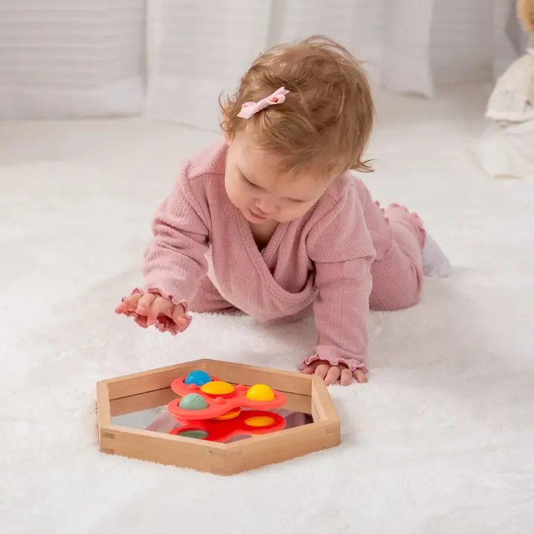 Tickit Silisoft Jumbo Spinner - rainbow