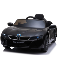 BMW i8 Coupe 12V kinderauto zwart