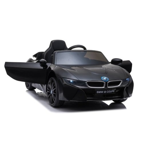 BMW kinderauto BMW i8 Coupe 12V kinderauto zwart