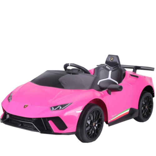 Lamborghini kinderauto Lamborghini Huracán 12V kinderauto roze Lamborghini kinderauto Lamborghini Huracán 12V kinderauto roze