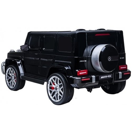 Mercedes kinderauto Mercedes g63 12V 2-persoons kinderauto metallic  zwart