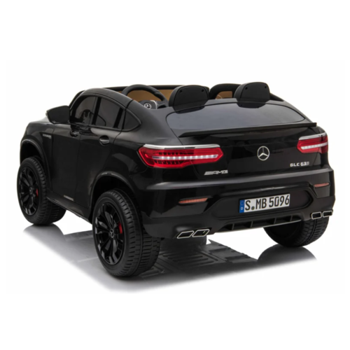 Mercedes kinderauto Mercedes Benz GLC63S AMG 12V 2 persoons kinderauto zwart