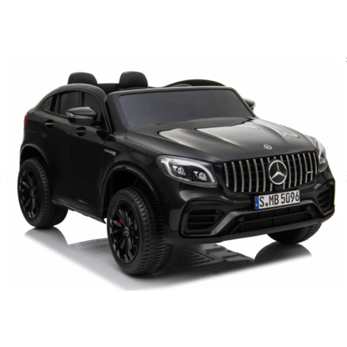 Mercedes kinderauto Mercedes Benz GLC63S AMG 12V 2 persoons kinderauto zwart