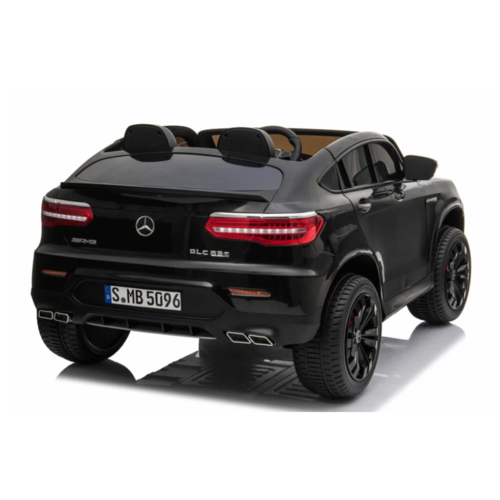 Mercedes kinderauto Mercedes Benz GLC63S AMG 12V 2 persoons kinderauto zwart